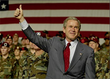 George Bush, Thumbs Up