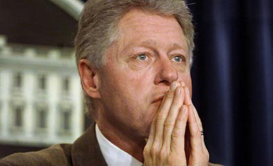 Bill Clinton Answering Questions