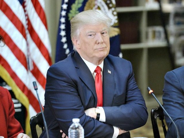 President Trump With Arms Crossed