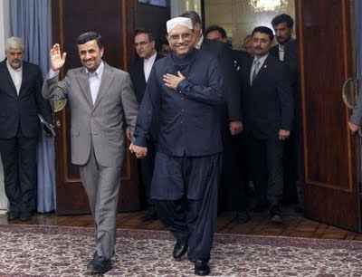 Asif Ali Zandari, Mahmoud Ahmadinejad