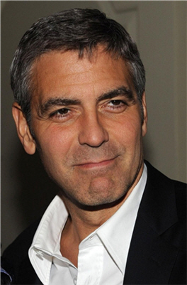 George Clooney, Tight Lipped Smile