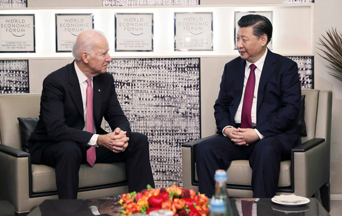 Joe Biden and Chinese President Xi Jinping
