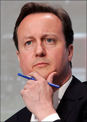 David Cameron, Chin Stroking
